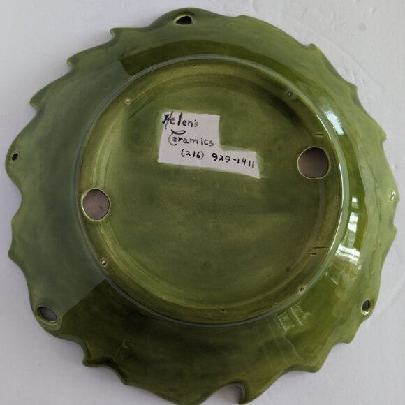 Vintage Atlantic Mold Holly 11" Serving Dish, Cookie Dish, Tray - Picture 2 of 2